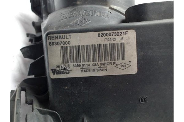 Recambio de faro delantero dcho para renault megane ii berlina 5p referencia OEM IAM 89307000 8200073221F 