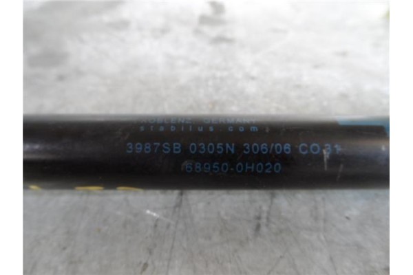Recambio de amortiguador porton para citroen c1 (2005) 1.0 attraction [1,0 ltr. - 50 kw] referencia OEM IAM 689500H020  8731L0 ,