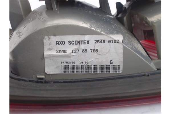 Recambio de piloto porton trasero izquierdo para saab 9-3 berlina referencia OEM IAM 12785765 25480102 