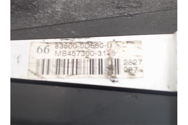 Recambio de cuadro completo para toyota yaris (ksp9/scp9/nlp9) 1.3 vvt-i referencia OEM IAM 838000D660D MB4573003176 