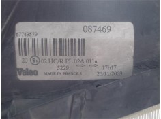 Recambio de faro delantero izquierdo para renault megane i coupe (da0) referencia OEM IAM 087469 67743579 