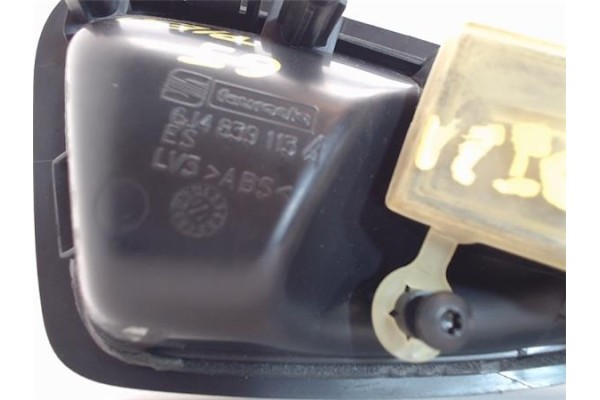 Recambio de manilla int. puerta trasero izquierda para seat ibiza berlina (6j5) 1.4 referencia OEM IAM 6J4839113  