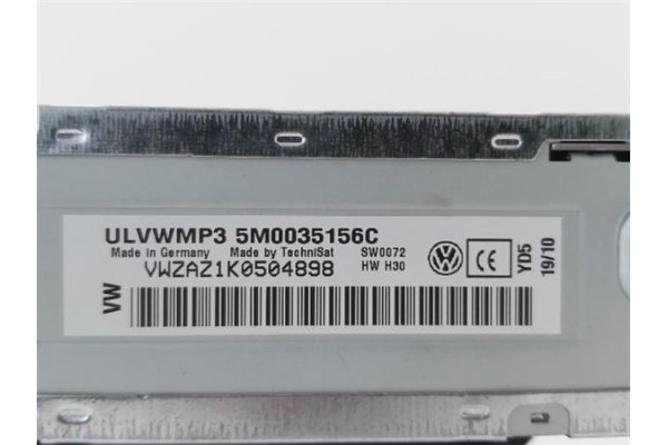 Recambio de radio / cd para volkswagen polo v (6r1) 1.4 advance referencia OEM IAM 5M0035156  
