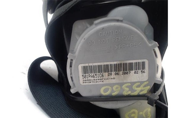Recambio de cinturon seguridad delantero derecho para toyota auris (e15) 2.0 d-4d referencia OEM IAM 7322002120 1ADFTV 