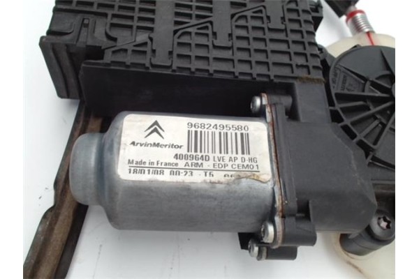 Recambio de mecanismo elevalunas delantero derecho para citroen c4 picasso 1.6 hdi referencia OEM IAM 9682495580  