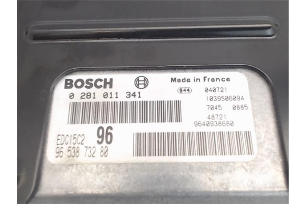 Recambio de centralita para peugeot 307 break / sw (s1) 2.0 hdi 90 referencia OEM IAM 9653873280 0281011341 