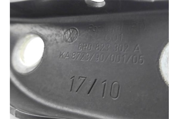 Recambio de bisagra capo derecha para volkswagen polo v (6r1) 1.4 advance referencia OEM IAM 6R0823302B  