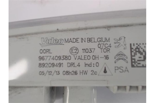 Recambio de faro delantero izquierdo para citroen c3 referencia OEM IAM 9677409380 89209491 814300H010 , TOYOTA | 9802795580 , P