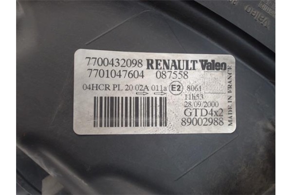Recambio de faro delantero izquierdo para renault megane i (ba0/1_) 1.6 16v (ba11, ba04, ba0b, ba1j) referencia OEM IAM 77004320