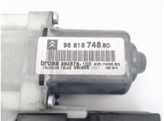 Recambio de motor elevalunas trasero derecho para citroen c4 berlina 1.6 hdi referencia OEM IAM 9681574880 964676 