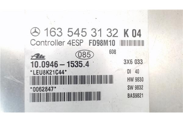 Recambio de centralita para mercedes-benz clase m (bm 163) 3.2 320 (163.154) referencia OEM IAM 1635453132  