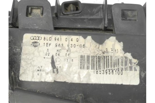Recambio de faro delantero dcho para audi a3 (8l) 1.8 t ambiente referencia OEM IAM 8L5941030 4D0949127A 