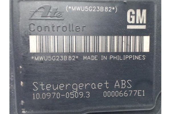Recambio de nucleo abs para opel astra h gtc 1.7 cdti referencia OEM IAM 10096005523  