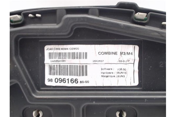 Recambio de cuadro completo para citroen c-elysée 1.6 exclusive referencia OEM IAM 9809616680  