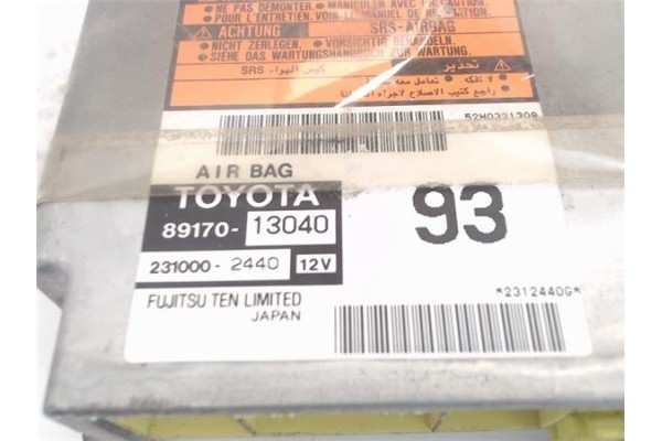 Recambio de centralita airbag para toyota corolla (e12) 1.6 vvt-i referencia OEM IAM 8917013040  