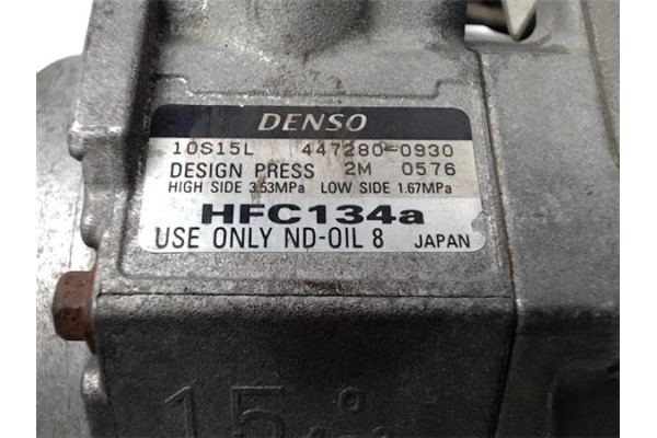 Recambio de compresor aire acond. para subaru legacy v 2.0 d referencia OEM IAM 4472800930 HFC134A 