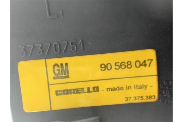 Recambio de piloto trasero izquierdo para opel vectra b berlina 1.6 i 16v referencia OEM IAM 90568047 37375383 