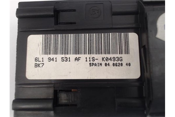 Recambio de mando de luces para seat ibiza (6l1) referencia OEM IAM (6L1941531AD) K0493G 