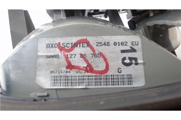 Recambio de piloto porton trasero izquierdo para saab 9-3 berlina referencia OEM IAM 12785765 25480102 