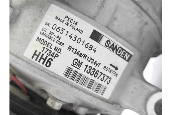 Recambio de compresor aire acond. para opel astra k berlina 5p 1.6 dynamic referencia OEM IAM 13367373 95529061 