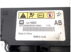Recambio de centralita airbag para opel astra j 1.6 referencia OEM IAM 13575683 AS5683E000129953 