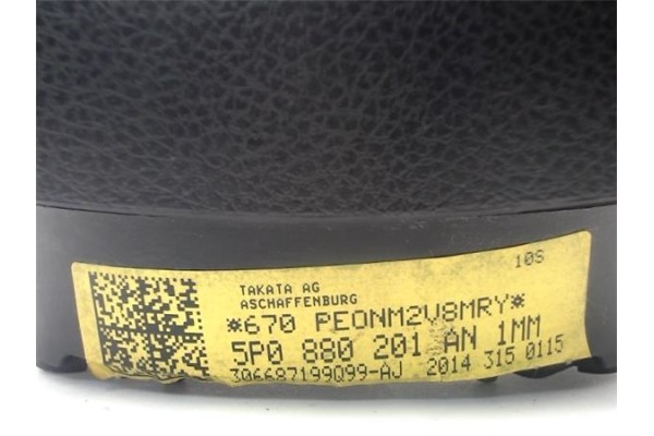 Recambio de airbag volante para seat altea xl (5p5) 1.6 tdi referencia OEM IAM 5P0880201AN  