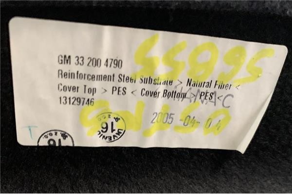 Recambio de bandeja trasero para opel astra h berlina 1.9 cdti 16v referencia OEM IAM 332004790 13129746 