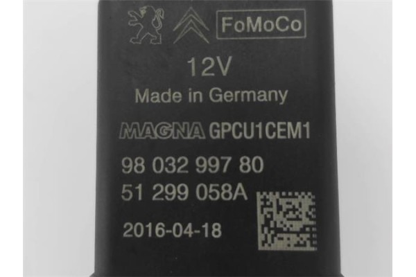 Recambio de caja precalentamiento para ford focus berlina (cew) 1.5 business referencia OEM IAM 9803299780 DS7112A343AB 