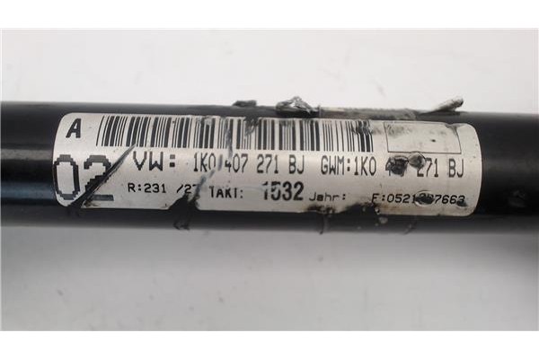 Recambio de palier delantero izquierdo para volkswagen passat berlina (3c2) 2.0 tdi 16v referencia OEM IAM 1k0407271bj BDS1043 1