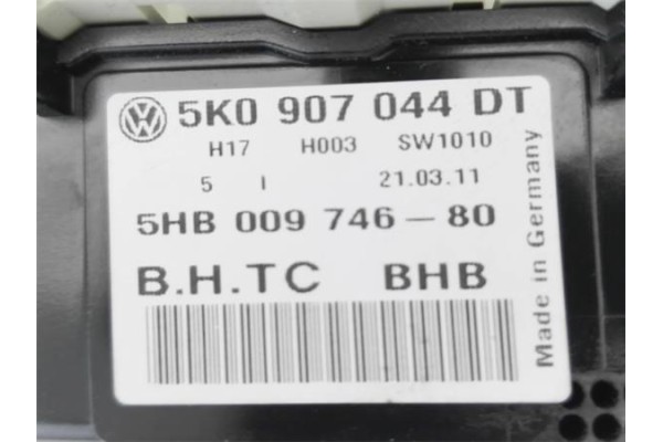 Recambio de mandos calefaccion / a.a. para volkswagen golf vi (5k1) 1.6 advance referencia OEM IAM 5K0907044DT 5HB00974680 