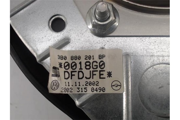 Recambio de airbag volante para volkswagen passat berlina (3b3) referencia OEM IAM 3B0880201BP 0018G0 
