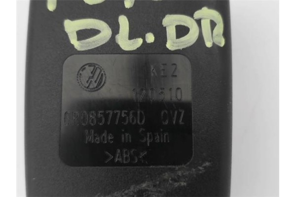Recambio de anclaje cinturon delantero izquierdo para volkswagen polo v (6r1) 1.4 advance referencia OEM IAM 6R4857755A  