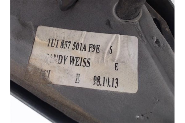 Recambio de retrovisor electrico izquierdo para skoda octavia berlina (1u2) referencia OEM IAM 1U1857501A  