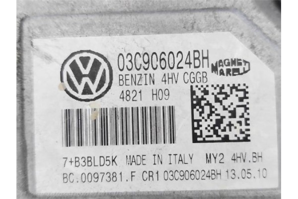 Recambio de centralita para volkswagen polo v (6r1) 1.4 advance referencia OEM IAM 03C906024BH  