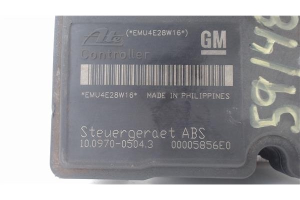 Recambio de nucleo abs para opel astra h berlina 1.7 cdti referencia OEM IAM 00005856e0  