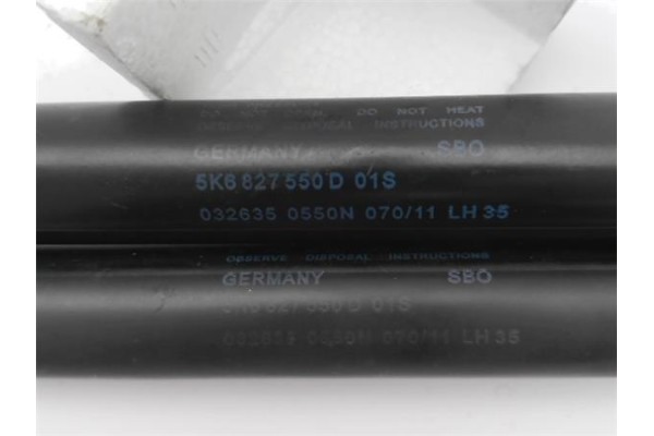 Recambio de amortiguador porton para volkswagen golf vi (5k1) 1.6 advance referencia OEM IAM 5K6827550D 0326350550N 