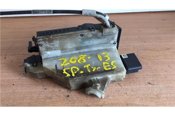 Recambio de cierre electromagnetico trasero izquierdo para peugeot 208 1.2 access [1,2 ltr. - 60 kw 12v vti] referencia OEM IAM 