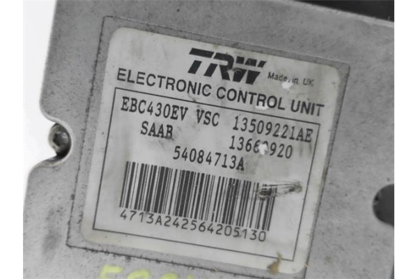 Recambio de nucleo abs para saab 9-3 berlina 1.9 tid referencia OEM IAM 13509221AE  