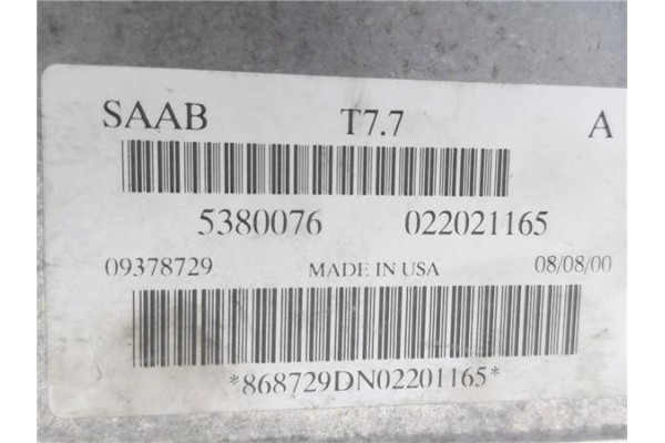 Recambio de centralita para saab 9-5 familiar 2.0 t referencia OEM IAM 5380738 53800076 