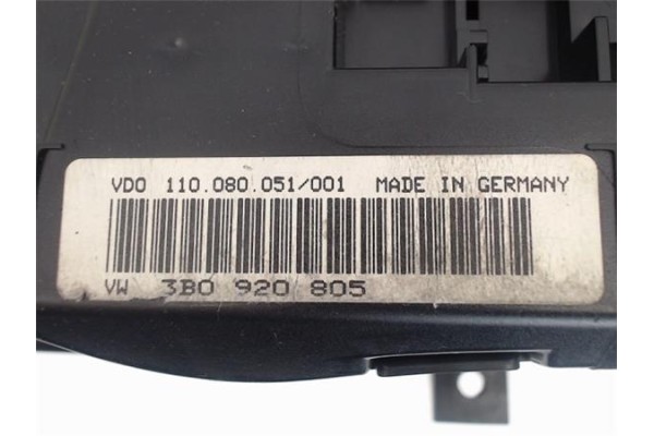 Recambio de cuadro completo para volkswagen passat berlina (3b3) 1.6 referencia OEM IAM 3B0920805 VDO110080051 