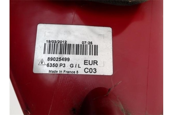 Recambio de piloto trasero izquierdo para peugeot 307 (s1) referencia OEM IAM 6350P3  