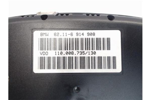 Recambio de cuadro completo para bmw serie 5 berlina (e39) 3.0 530i referencia OEM IAM 62116914908 VDO110008735130 