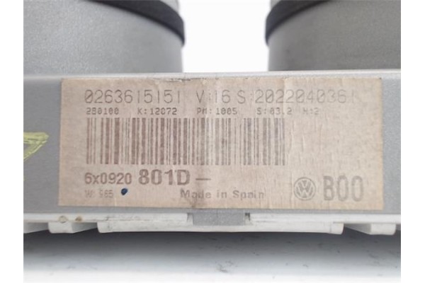 Recambio de cuadro completo para volkswagen lupo (6x1/6e1) 1.4 trendline referencia OEM IAM 6X0920801D  
