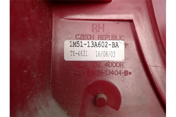 Recambio de piloto trasero derecho para ford focus familiar (cak) referencia OEM IAM 1M5113A602BA  1150021 , FORD | 1065782 , FO