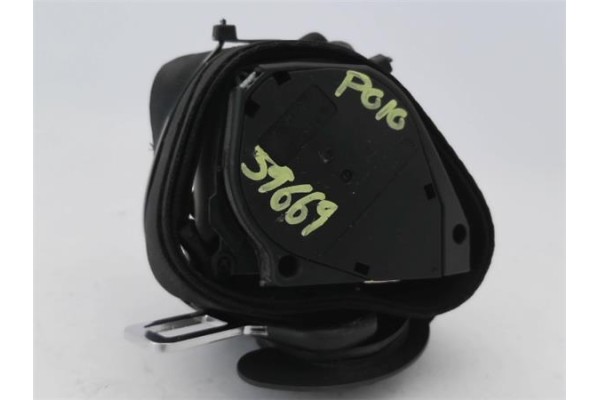 Recambio de cinturon seguridad trasero derecho para volkswagen polo v (6r1) 1.4 advance referencia OEM IAM 6R0857807  