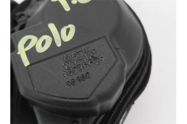 Recambio de cinturon seguridad trasero izquierdo para volkswagen polo v (6r1) 1.4 advance referencia OEM IAM 6R0857807  