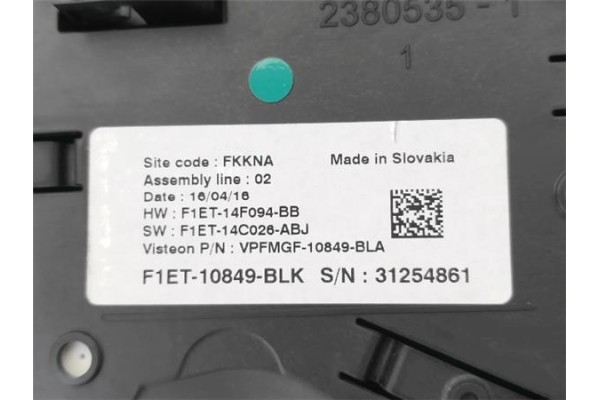 Recambio de cuadro completo para ford focus berlina (cew) 1.5 business referencia OEM IAM F1ET10849  