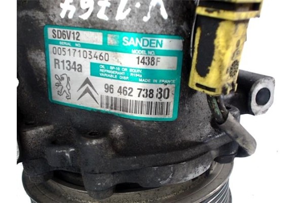 Recambio de compresor aire acond. para peugeot 206 1.4 gt referencia OEM IAM 9646273880  