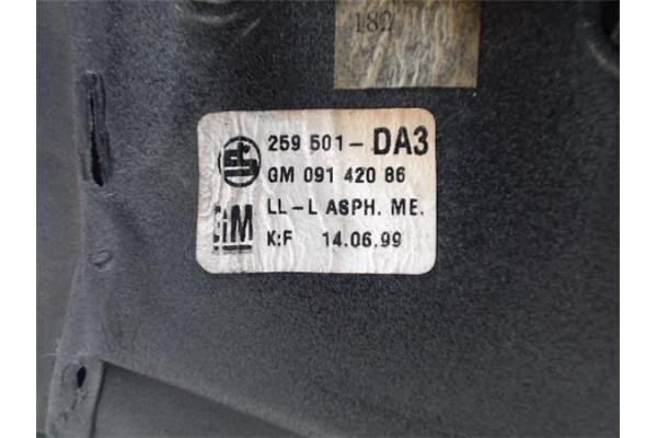 Recambio de retrovisor izquierdo para opel astra g berlina referencia OEM IAM 09142086  