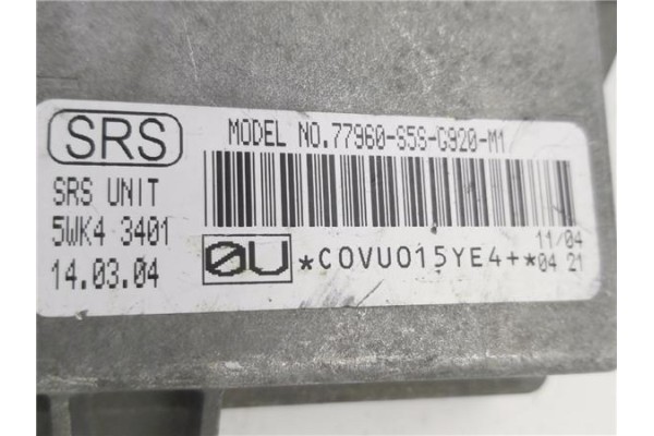Recambio de centralita abs para honda civic vi hatchback (eu_, ep_) 1.4 i referencia OEM IAM 77960S5SG920M1 5WK43401 